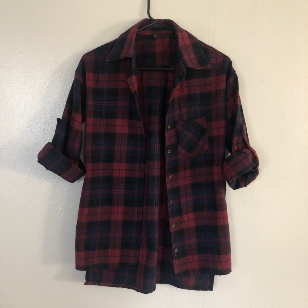 Plaid top